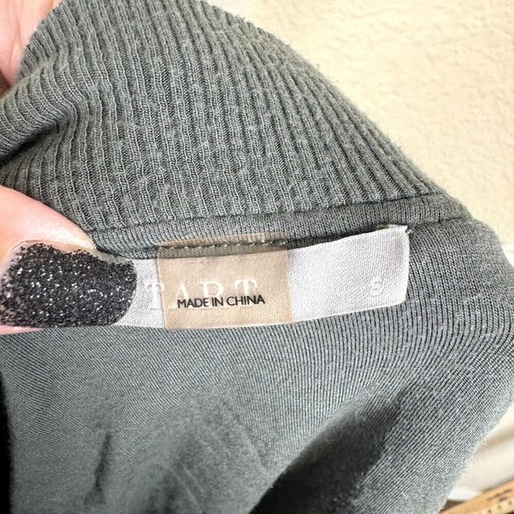 Tart Women’s Olive Green Bomber Jacket Size Small Grunge Light Weight Casual - Picture 5 of 9